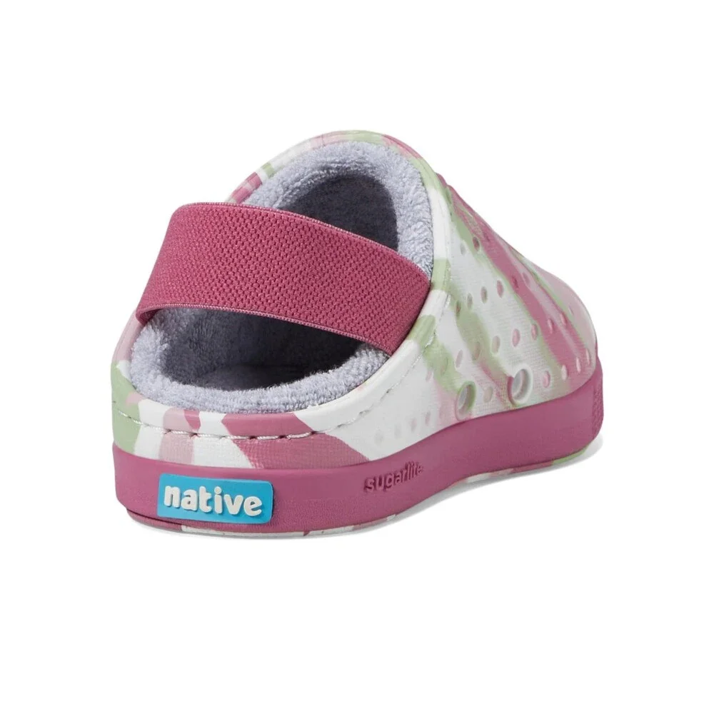 Native Shoes Jefferson Mule Kids 6 Twilight Pink Marble Slip On Shoes HTAT1723